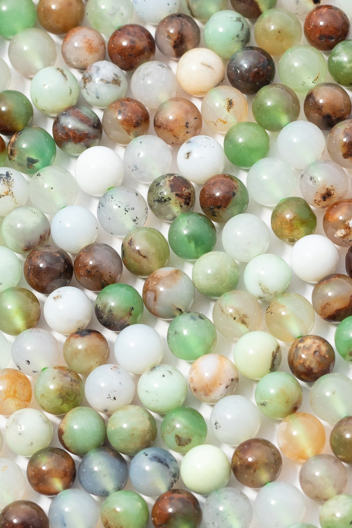 Hilo de Chrysoprase Bola