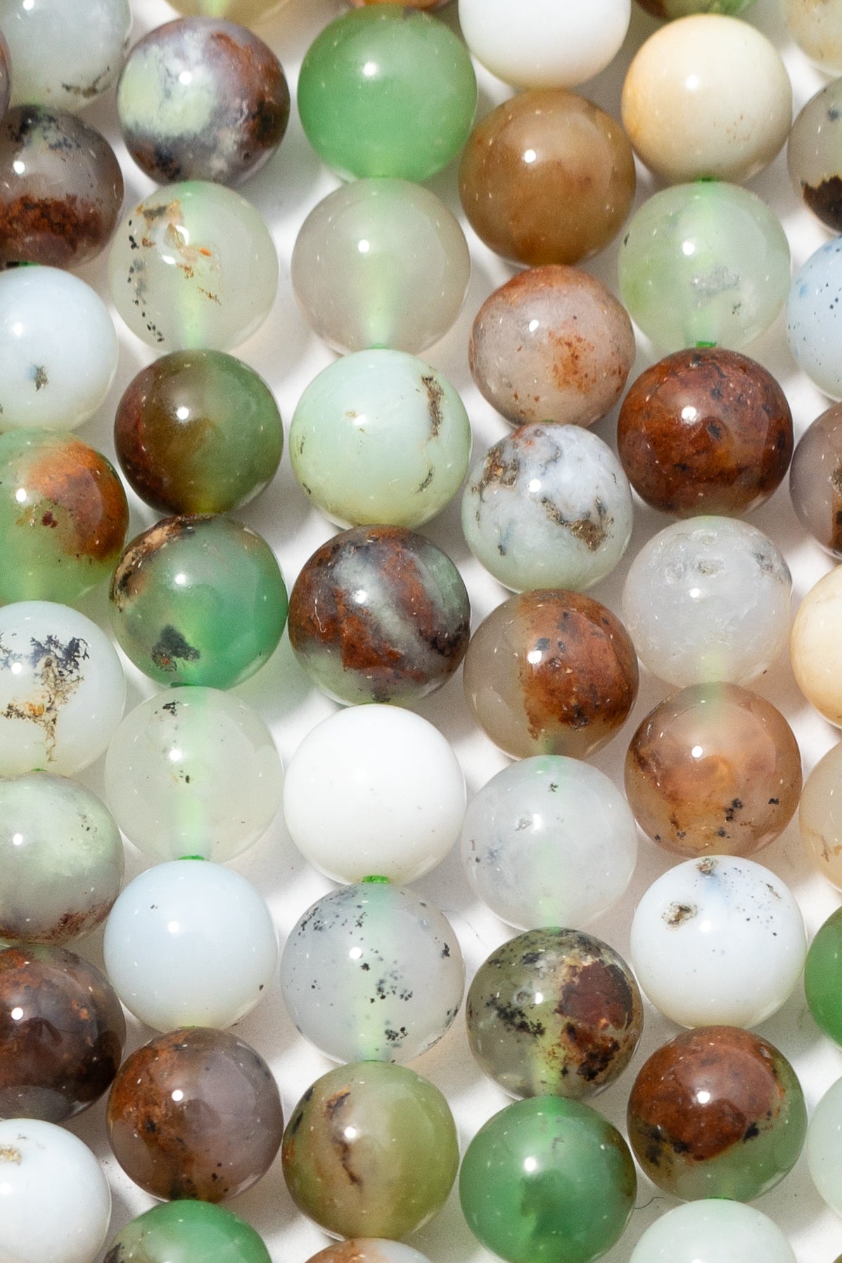 Hilo de Chrysoprase Bola