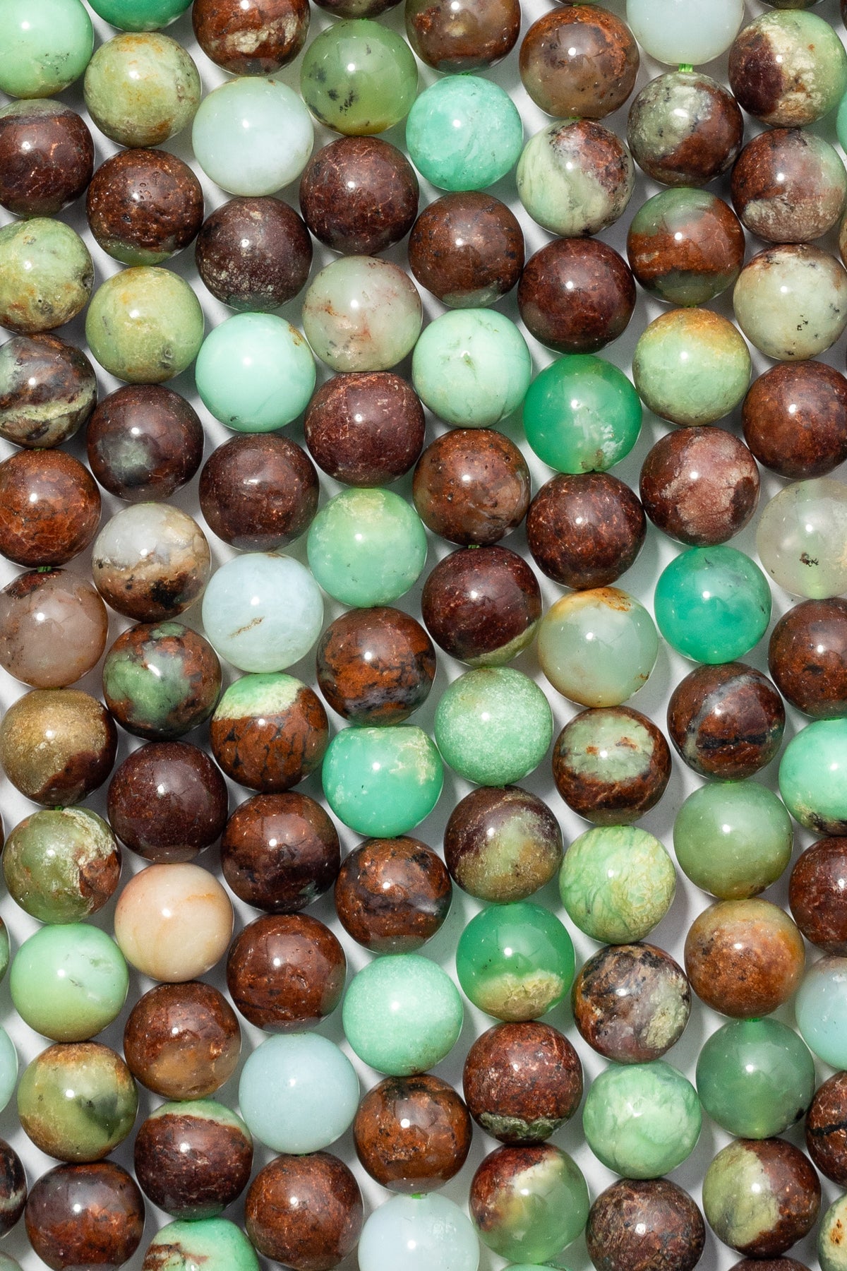 Hilo de Chrysoprase Bola