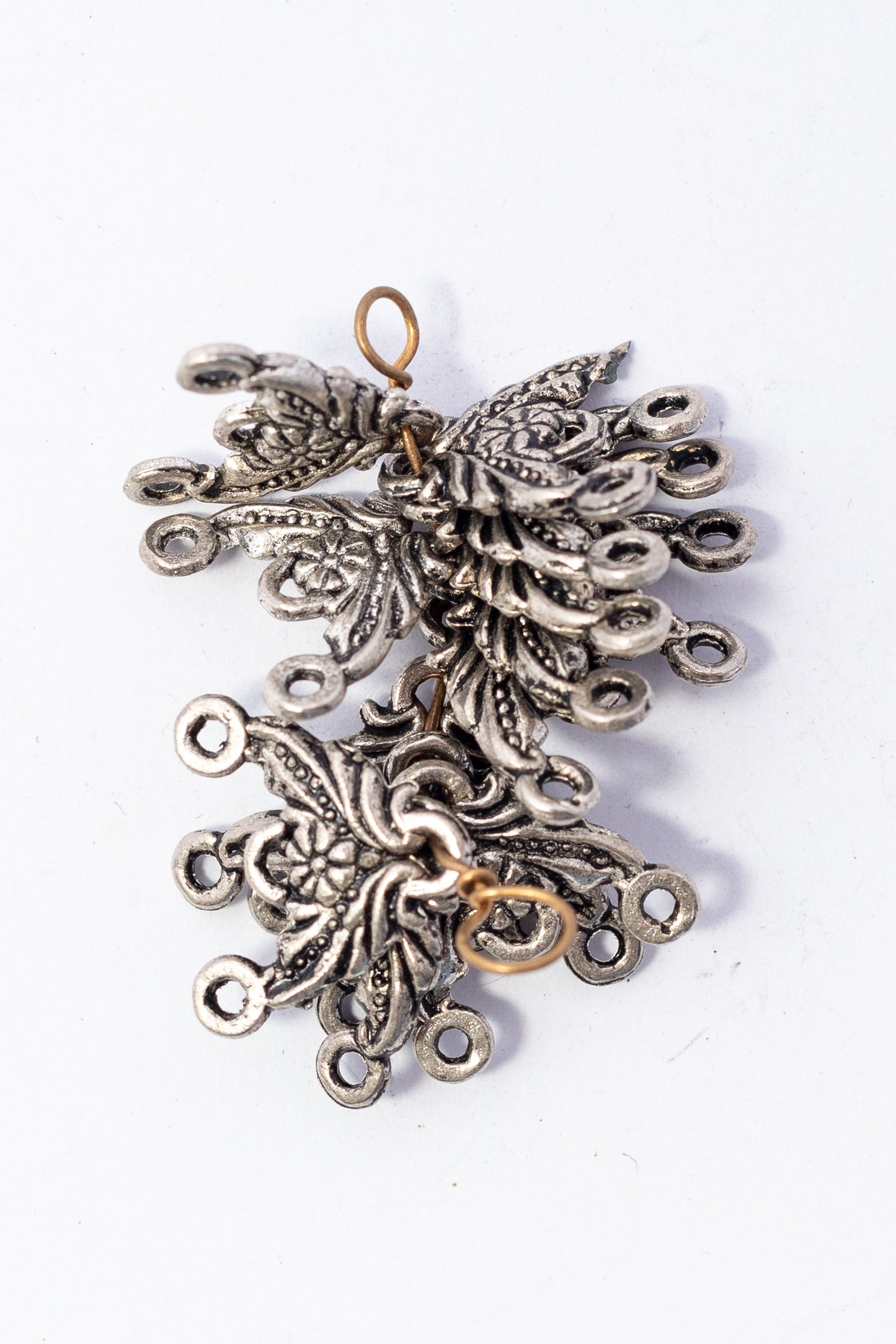 Hilo de Pewter Flor Ornamento