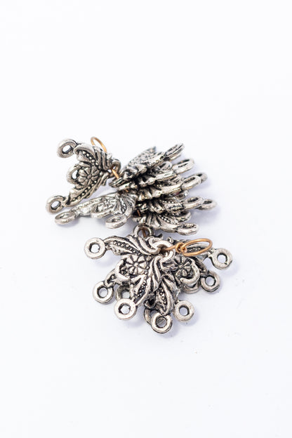 Hilo de Pewter Flor Ornamento