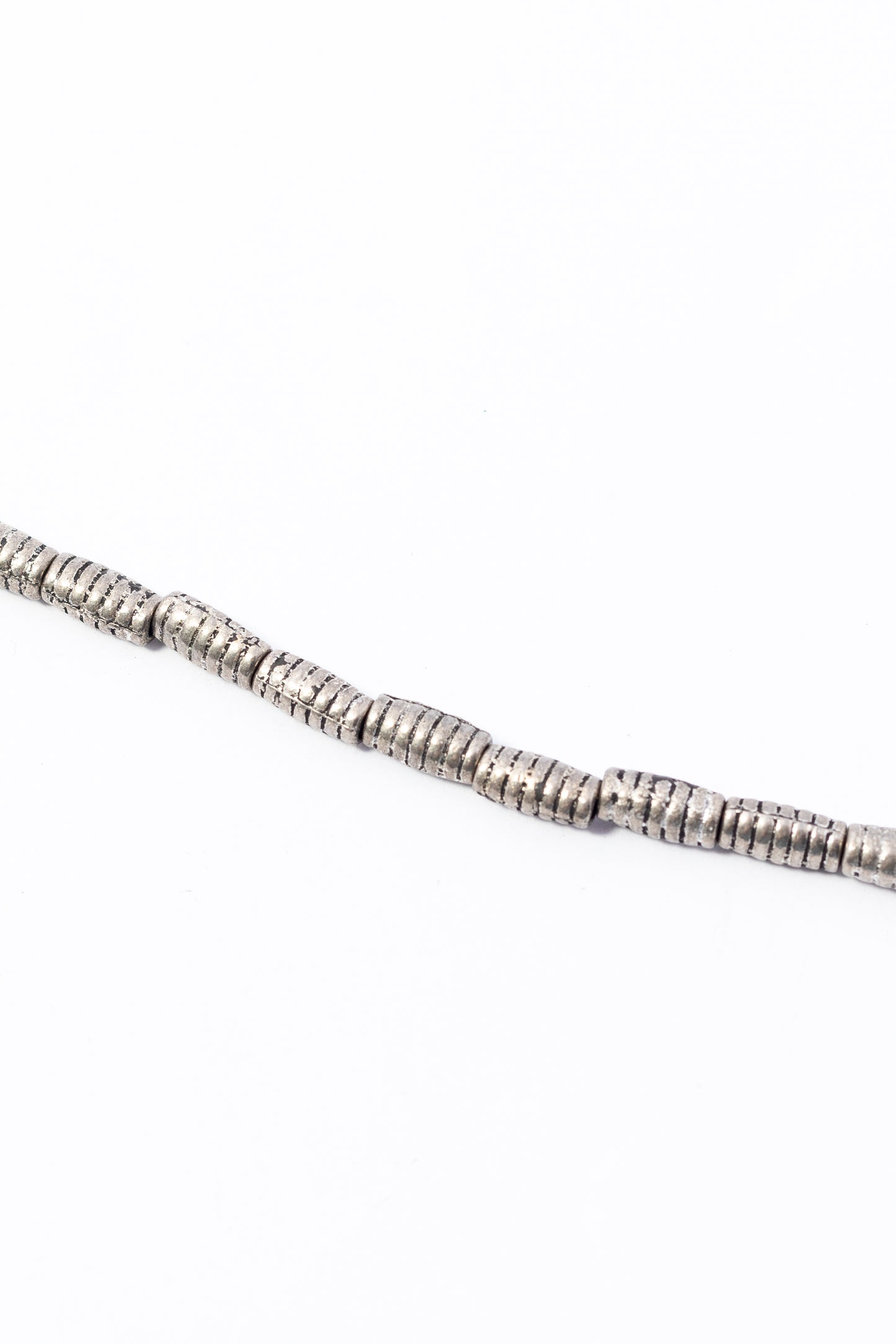 Hilo de Pewter Cilindro Rayado