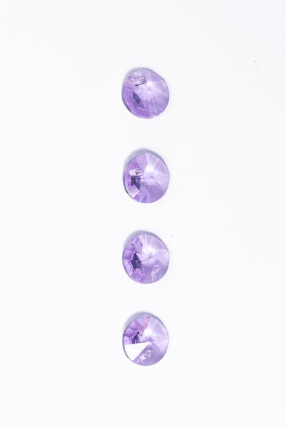 Dije de Swarovski Circulo Facetado