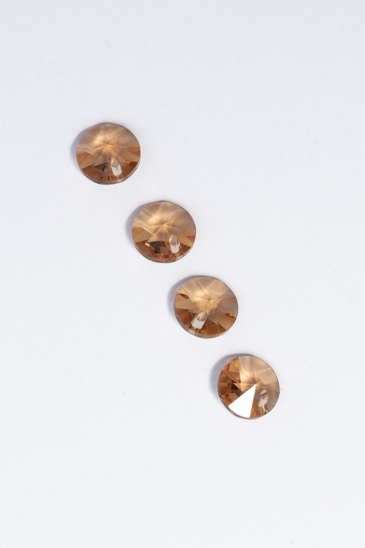 Dije de Swarovski Circulo Facetado