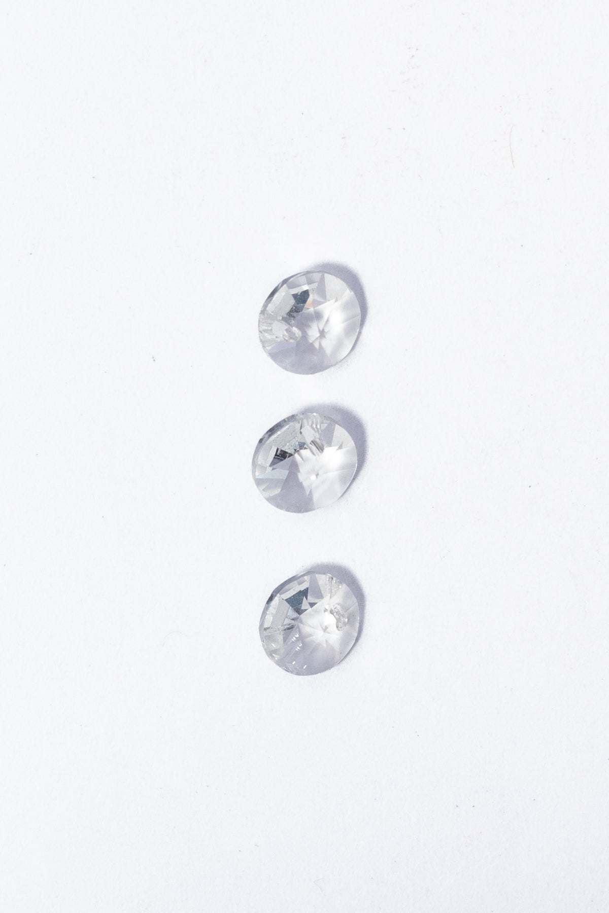 Dije de Swarovski Circulo Facetado