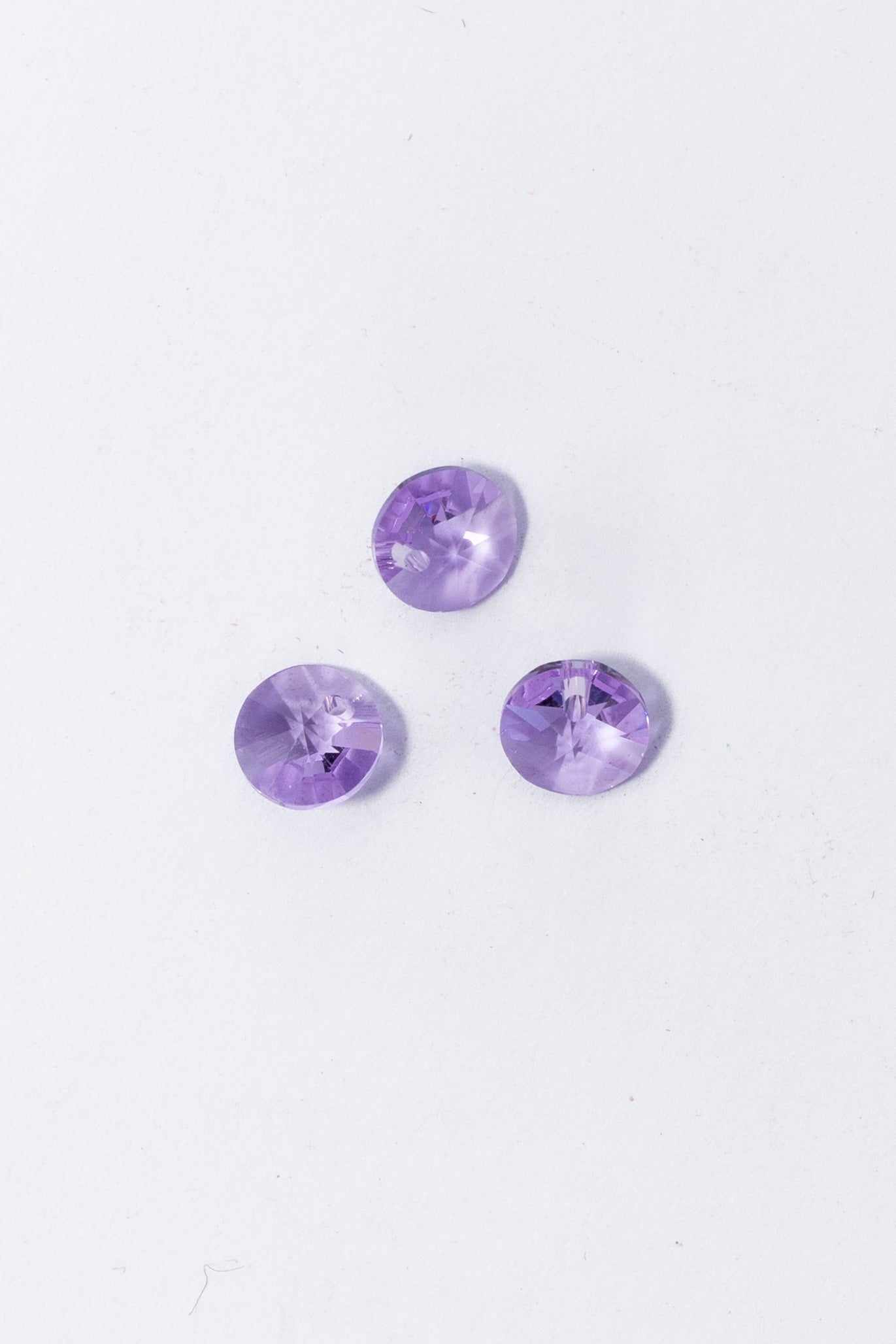 Dije de Swarovski Circulo Facetado