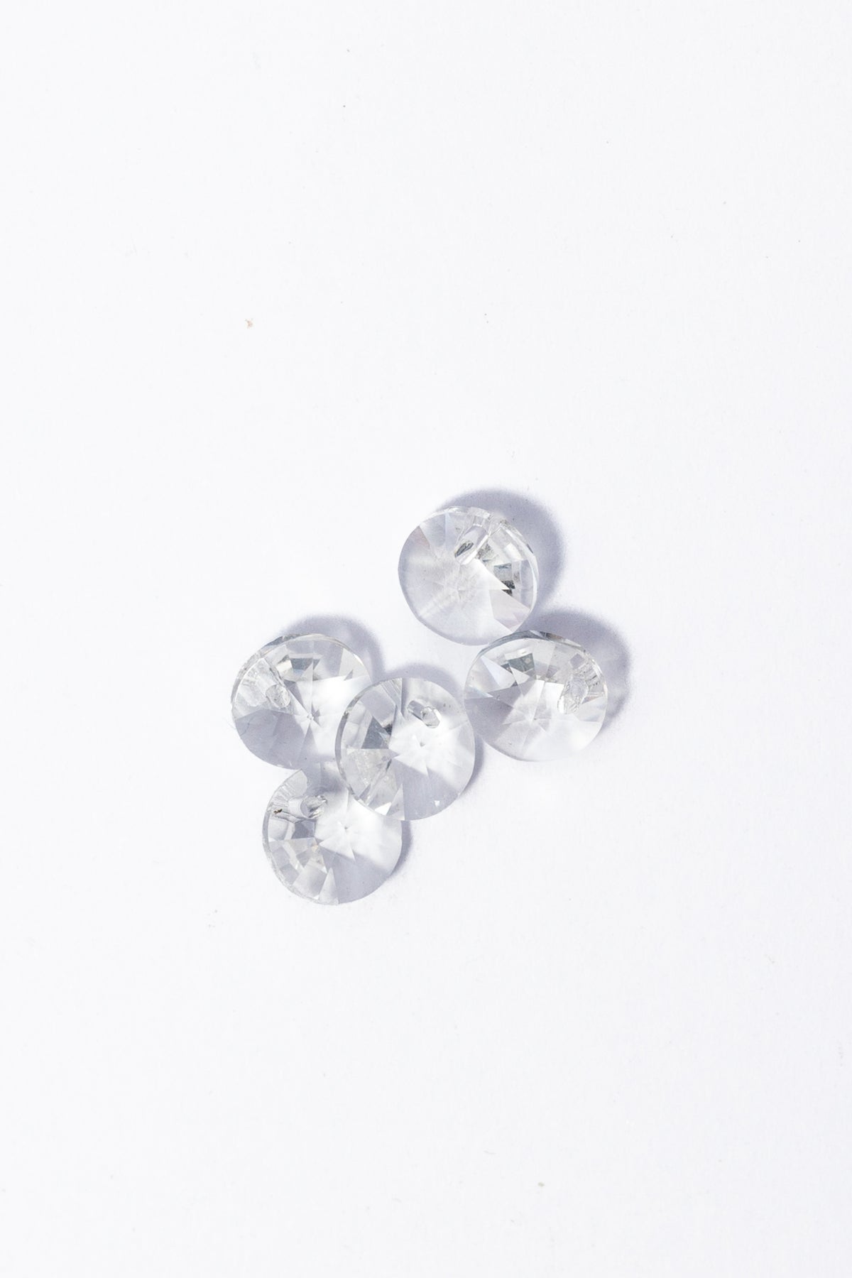 Dije de Swarovski Circulo Facetado