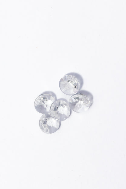 Dije de Swarovski Circulo Facetado