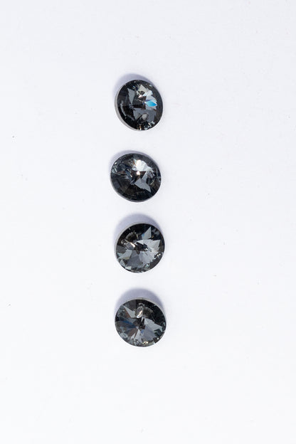 Dije de Swarovski Circulo Facetado