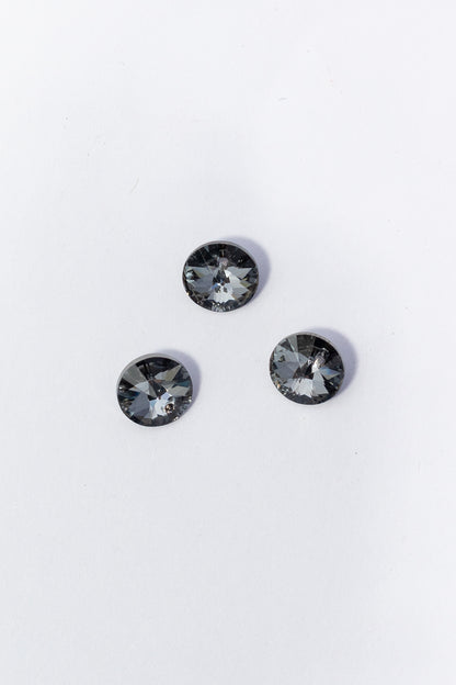 Dije de Swarovski Circulo Facetado