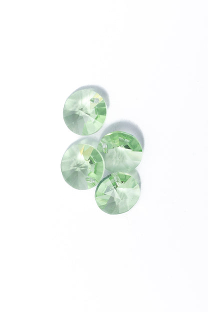 Dije de Swarovski Circulo Facetado