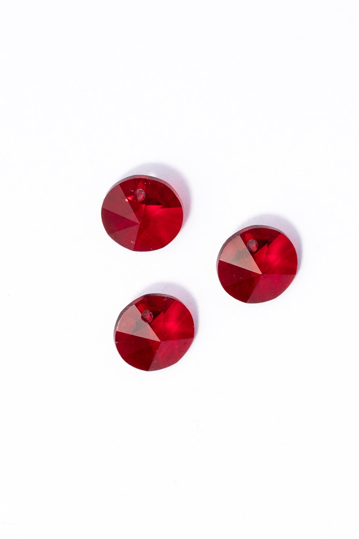 Dije de Swarovski Circulo Facetado