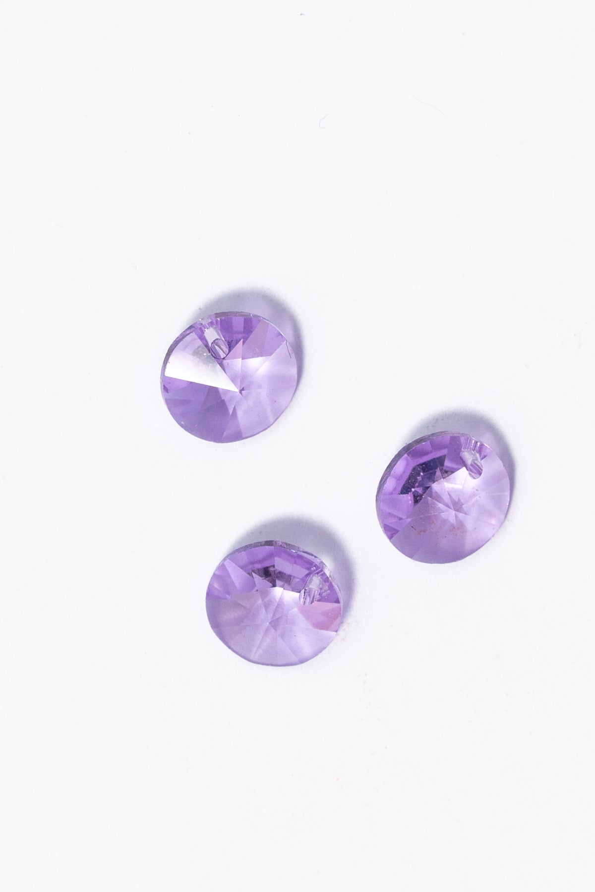 Dije de Swarovski Circulo Facetado