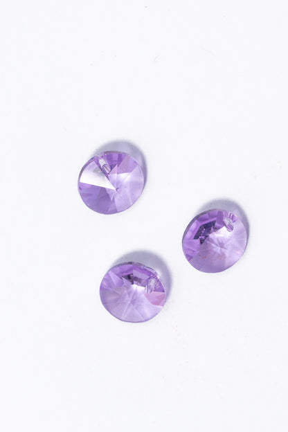 Dije de Swarovski Circulo Facetado