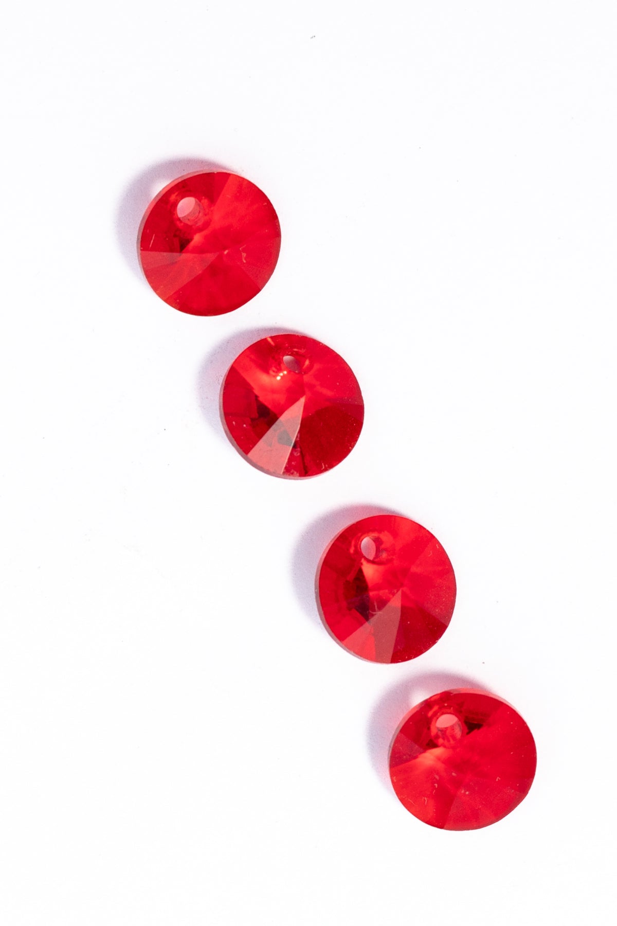 Dije de Swarovski Circulo Facetado