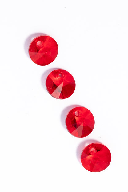 Dije de Swarovski Circulo Facetado
