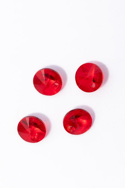Dije de Swarovski Circulo Facetado