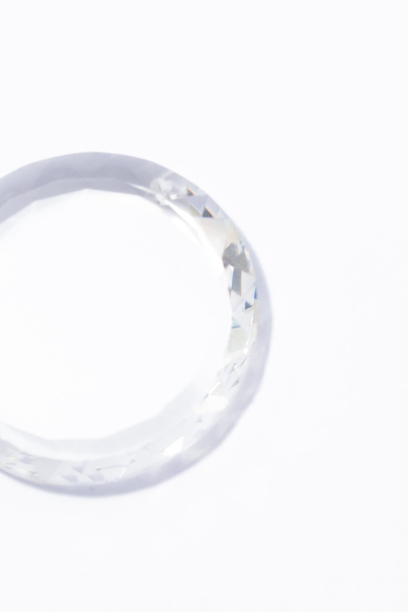 Dije de Swarovski Circulo Orilla Facetada