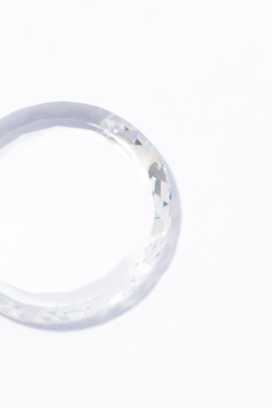 Dije de Swarovski Circulo Orilla Facetada