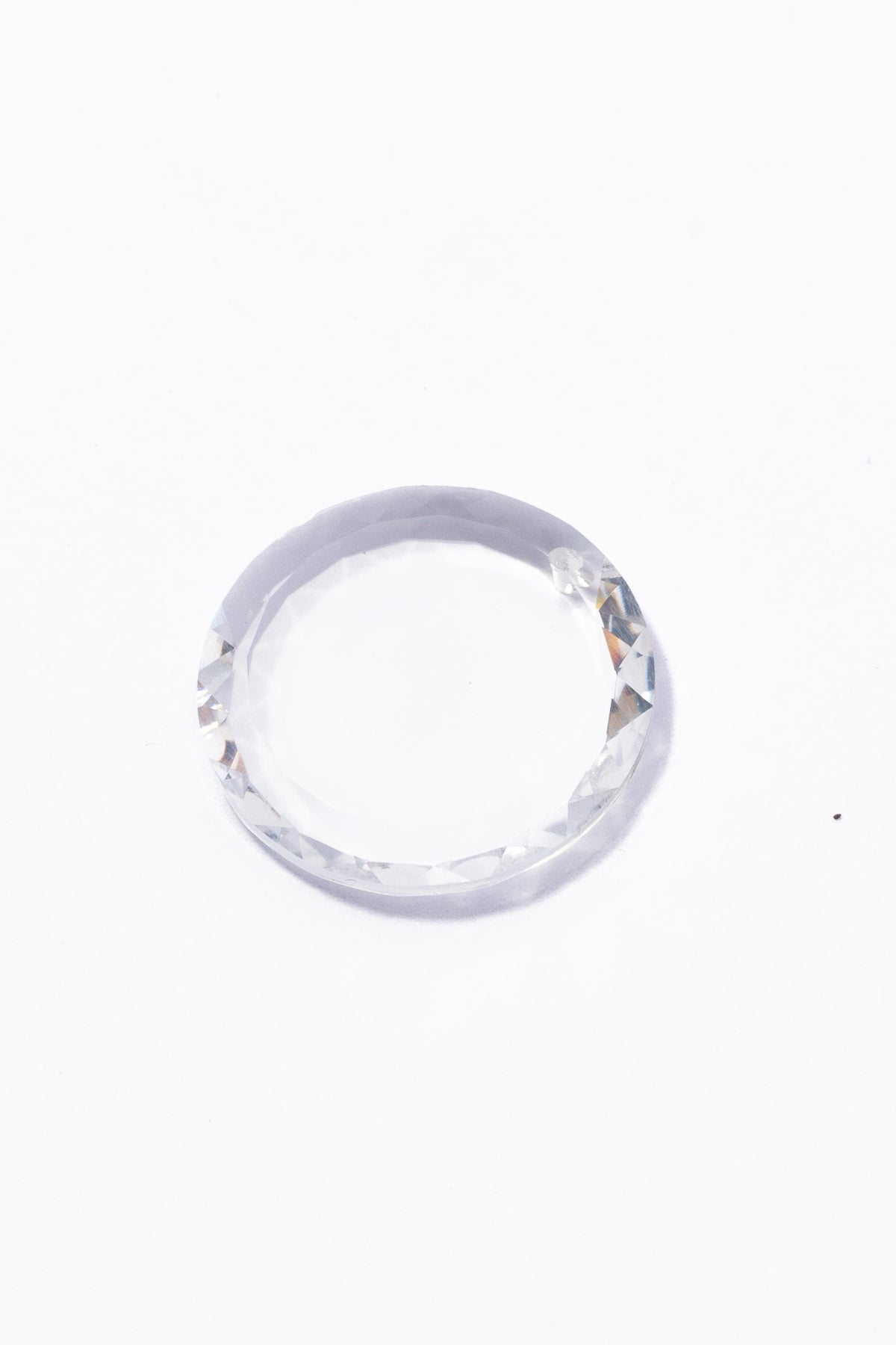 Dije de Swarovski Circulo Orilla Facetada