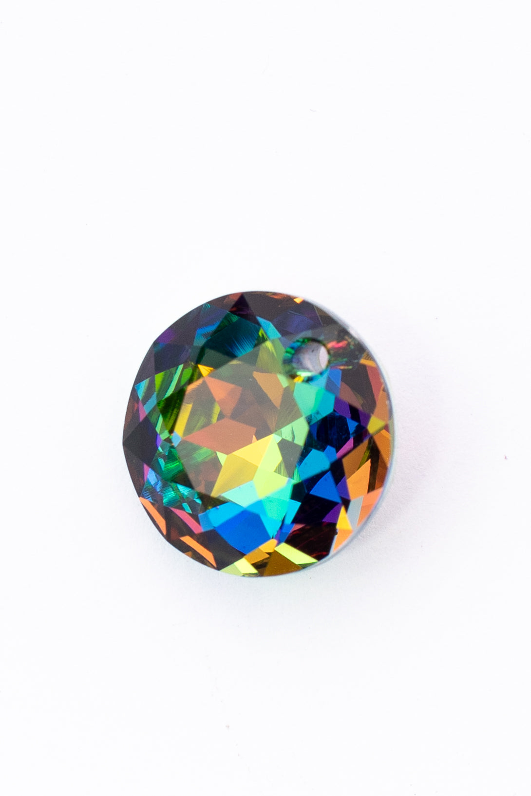Colgante de Swarovski Clásico Redondo Facetado