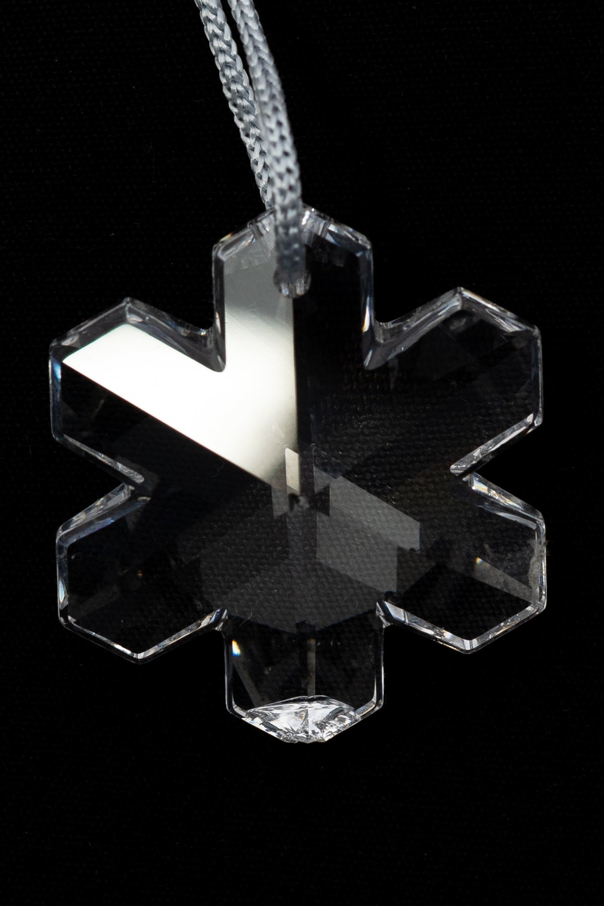 Dije de Swarovski Copo de Nieve Facetado