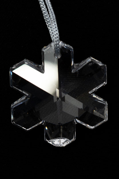 Dije de Swarovski Copo de Nieve Facetado