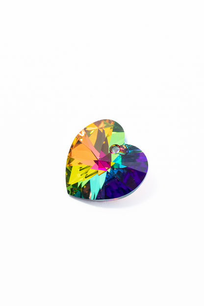 Dije de Swarovski Corazon Facetado
