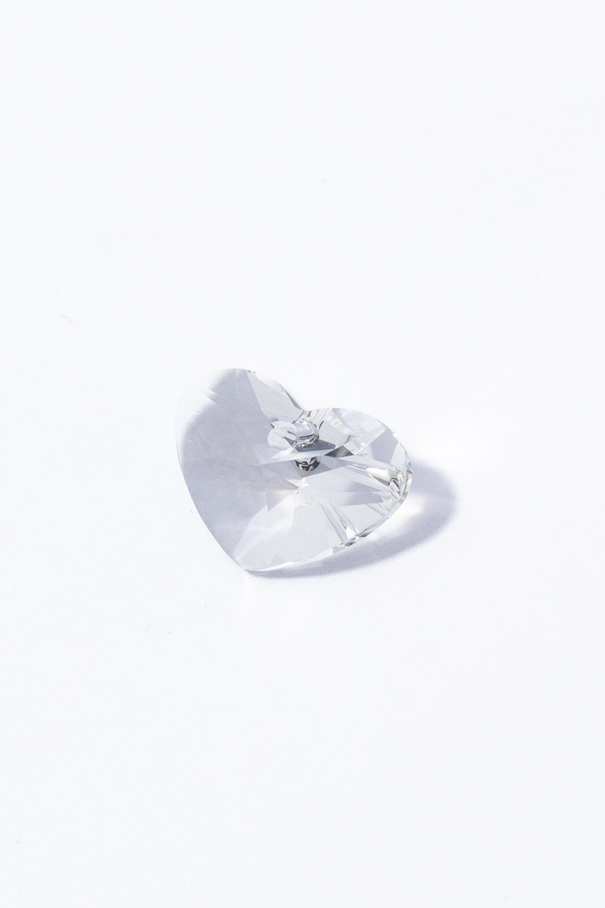 Dije de Swarovski Corazón Chato Facetado