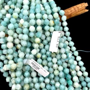 Amazonita Hexagonal 8mm