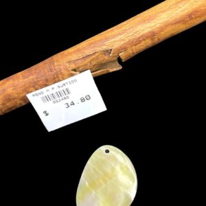 Dije Madre Perla Oval Irregular
